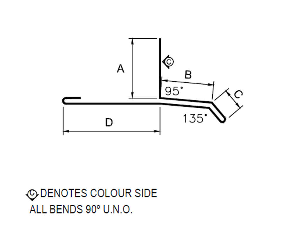 Westman Steel Products: #1031 Soffit Drip Trim