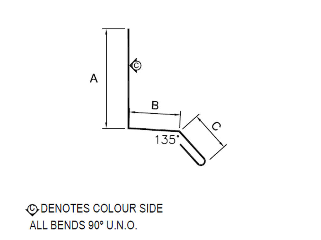Westman Steel: #113 Drip Starter / Header Trim