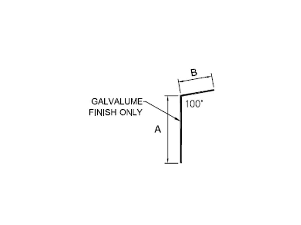 Westman Steel Products: #556428GU Primary Eave Trim