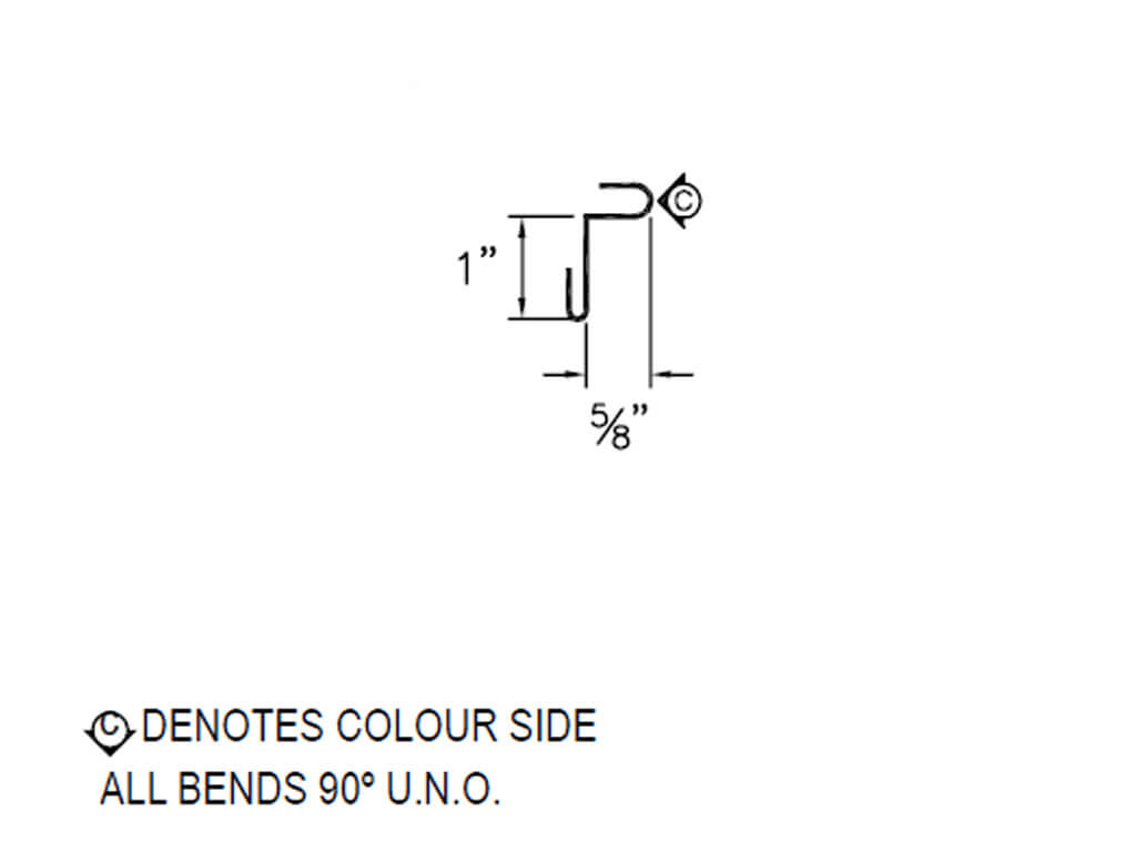 Westman Steel Products: #55_358 Gable Trim Lock