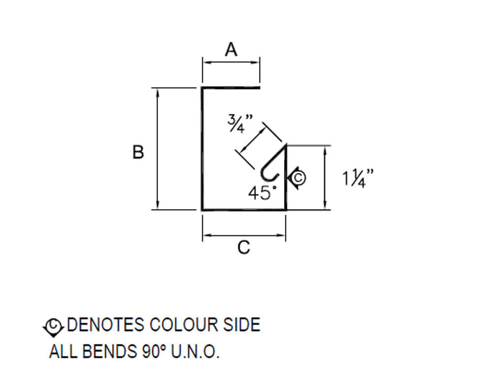 Westman Steel Products: #55_368 J Trim – Delta Span