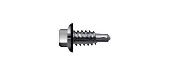 Westman Steel Products: 7/8” Self Driller TEK 1 Stitch Screw c/w Washer Coloured