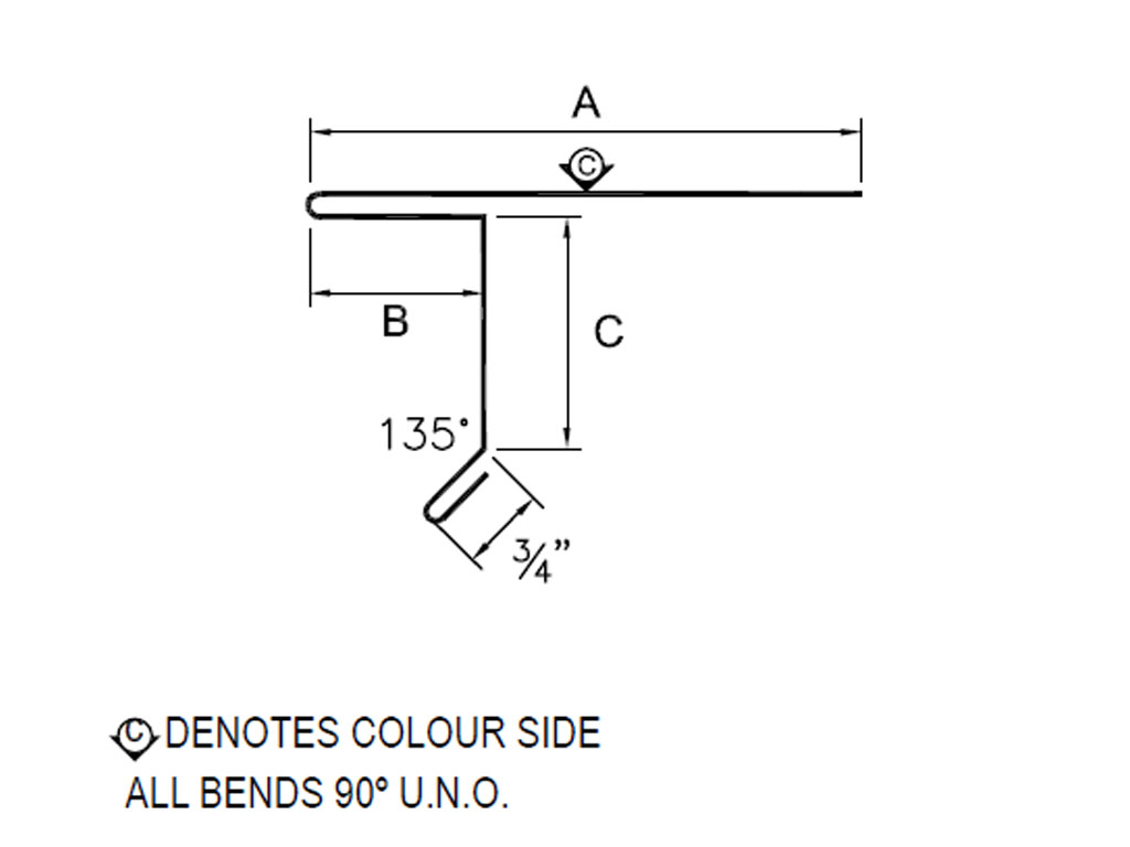 Westman Steel: #935 Concealed Gable Starter