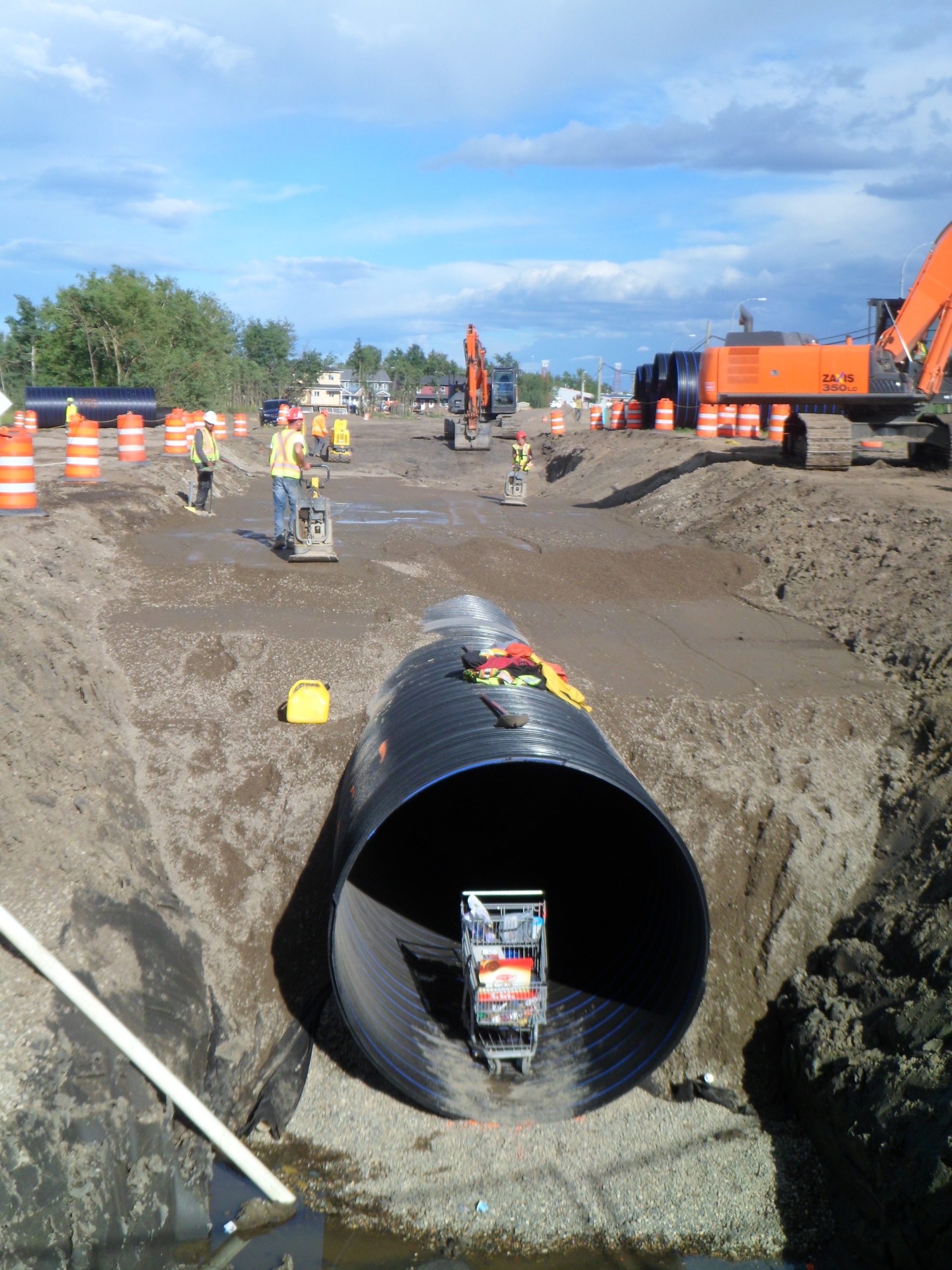 Armtec: Alaska Highway Major Storm Sewer Relief. Project Image 1