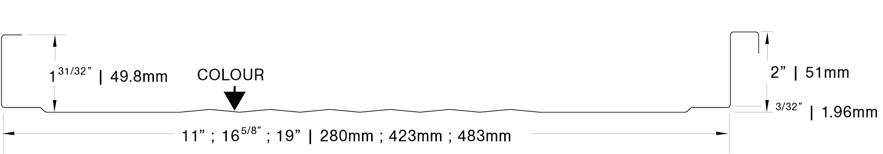 Dimensions of 2” MECHANICAL LOCK