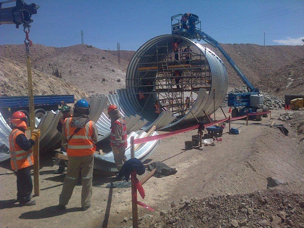 Armtec: Mine Truck Underpass Tunnels Cerro Verde Mine, Peru. Project Image 1