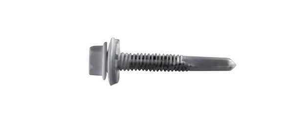 Westman Steel Products: 1 1/2” Self Driller TEK 5 Screw c/w Washer Coloured